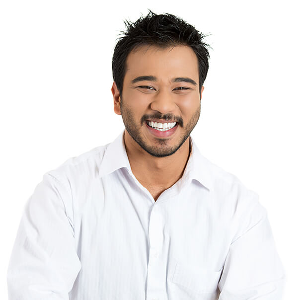 Young smiling businessman